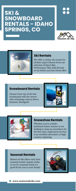 Ski & Snowboard Equipment Rentals in Idaho Springs, Colorado