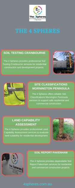 Soil Testing Cranbourne Services | The 4 Spheres