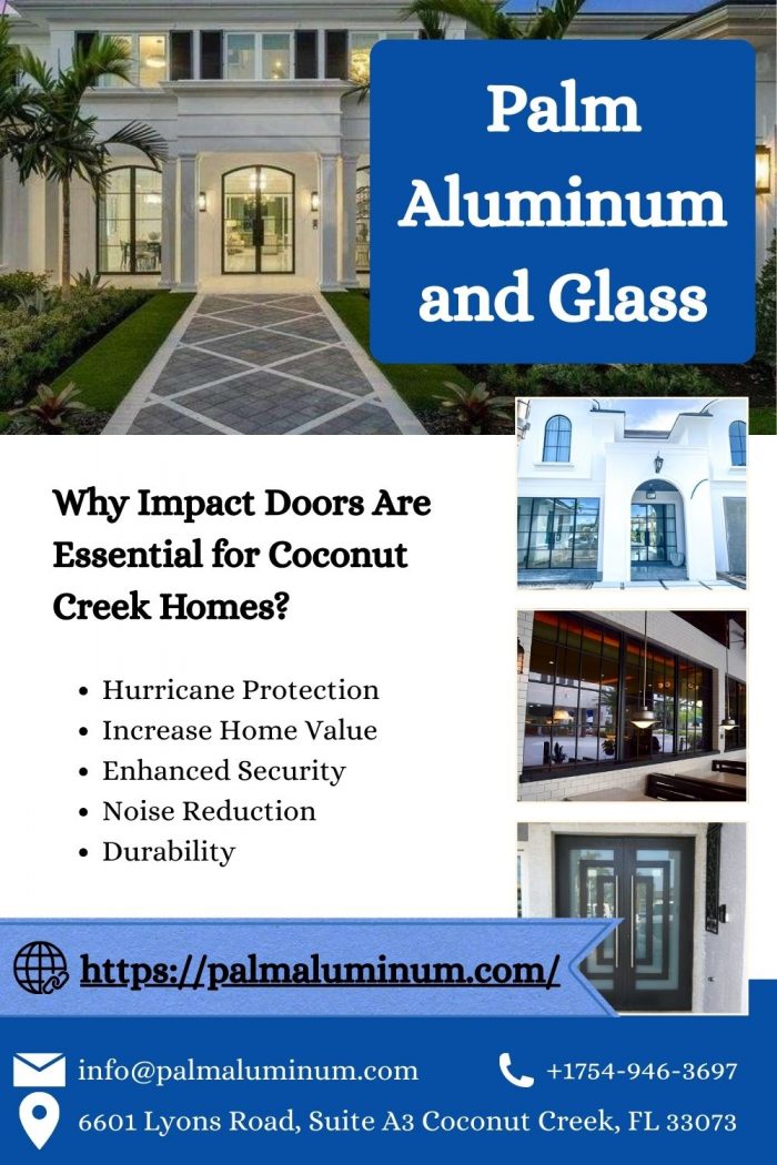Why Impact Doors Are Essential for Coconut Creek Homes?