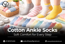 Cotton Ankle Socks by Yadav Products