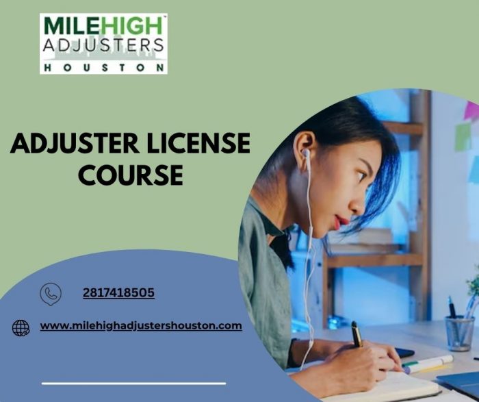 Adjuster License Course