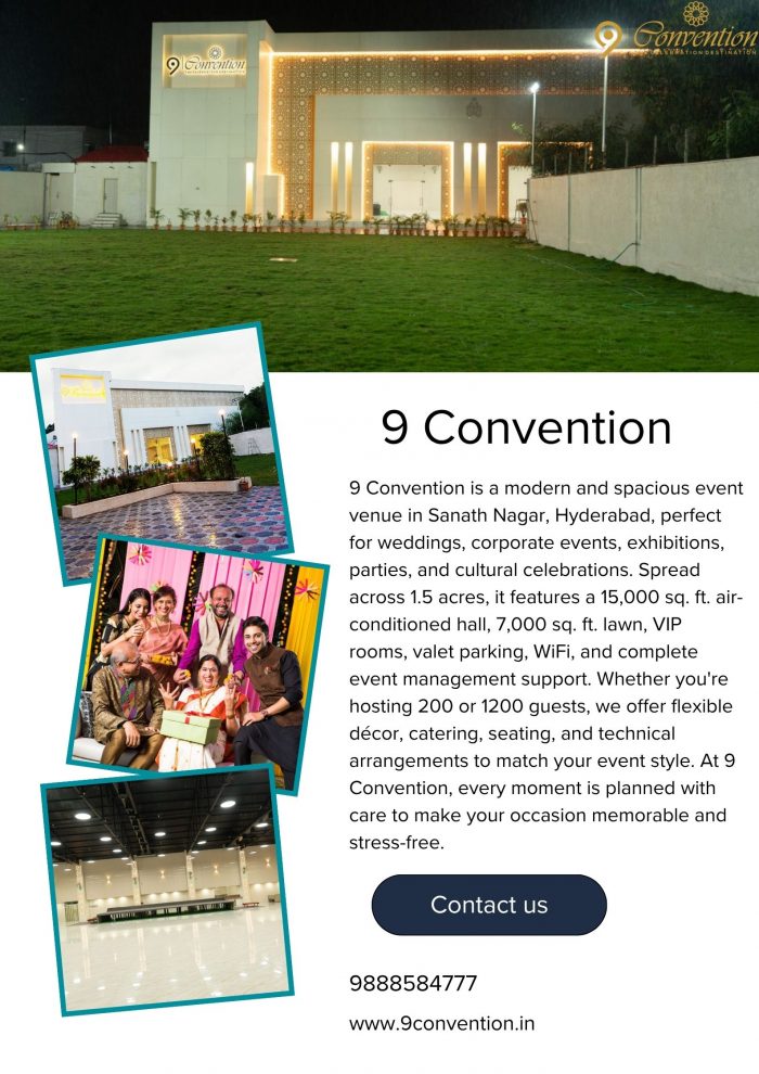 Best Convention Center in Sanath Nagar Hyderabad