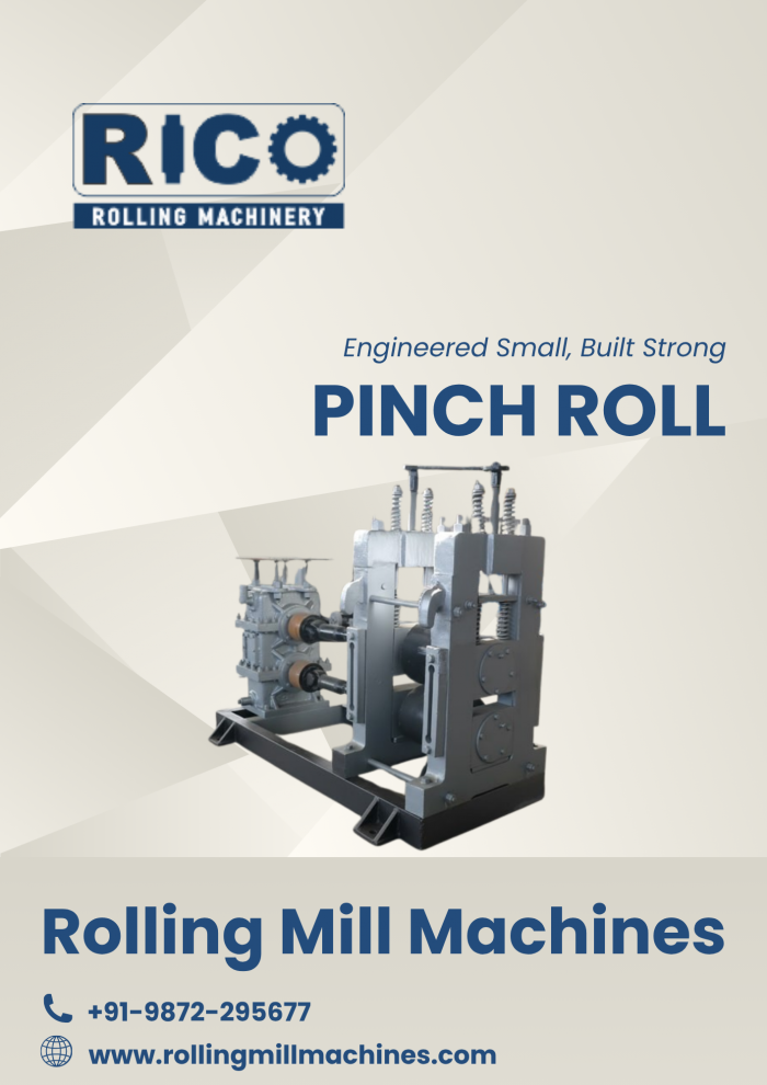 Pinch Rolls Manufacturer in Punjab – Compact Design, Powerful Performance