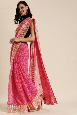 Buy Stylish Chiffon Georgette Saree for Women Online