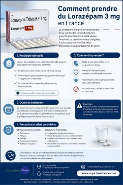 Comment prendre du Lorazépam 3 mg en France