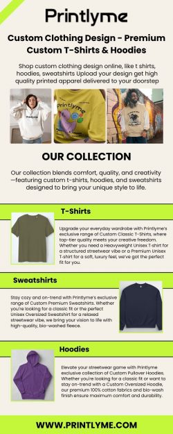 Custom Clothing Design – Premium Custom T-Shirts & Hoodies