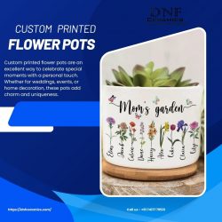 Custom Printed Flower Pots for Unique Home Décor