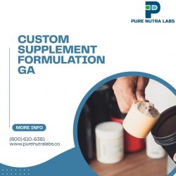 Custom Supplement Formulation GA