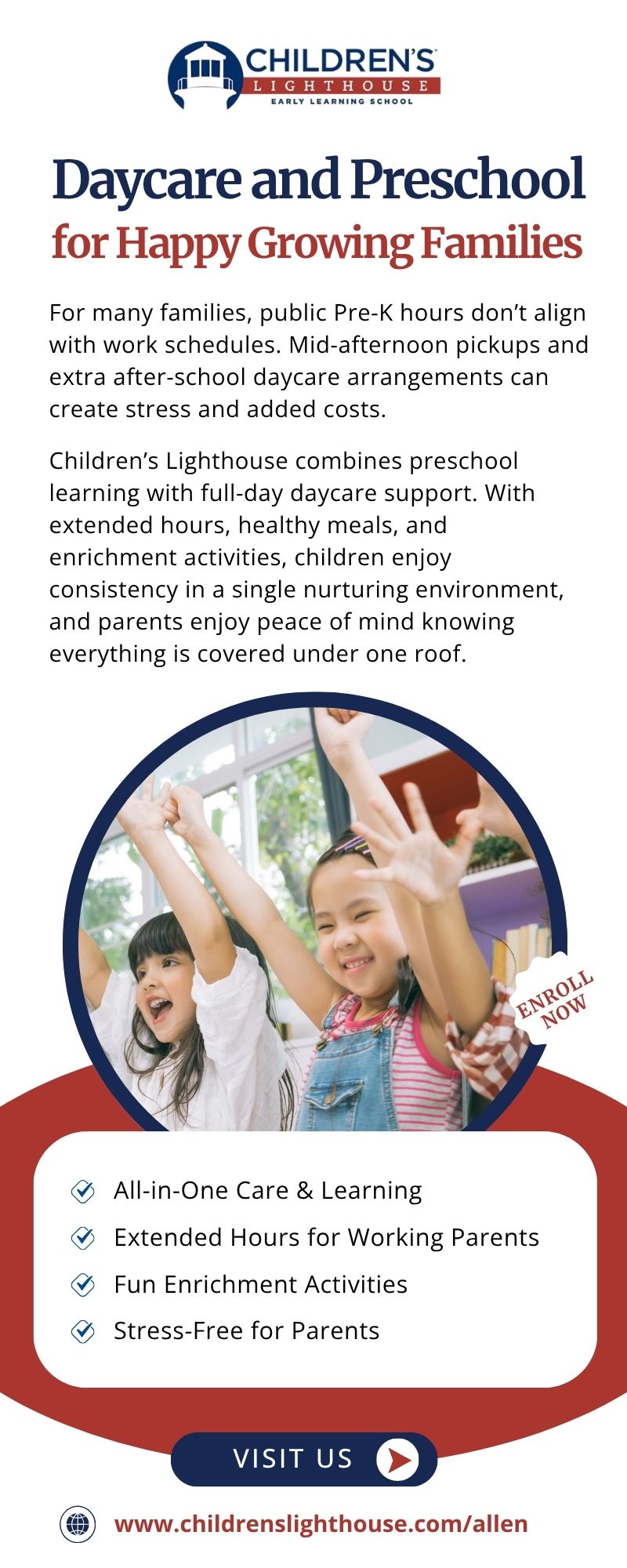 Daycare and Preschool for Happy Growing Families Allen