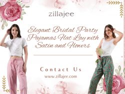 Soft satin bridal party pajamas for bridesmaids getting ready in style