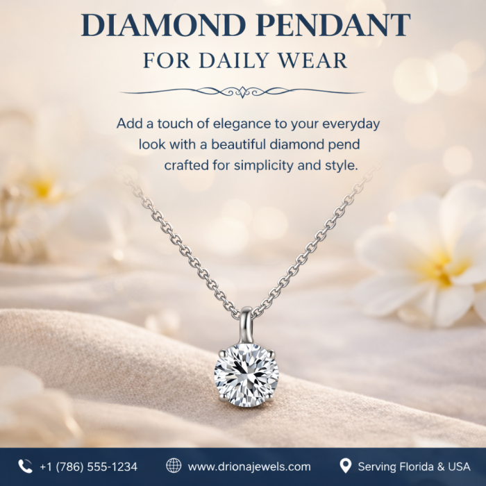 Diamond Pendant for Daily Wear: Everyday Elegance Simplified