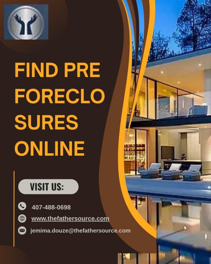 Find Pre Foreclosures online Smart Deals with The Fathers Source LLC