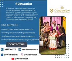 Community Halls in Sanath Nagar, Hyderabad – 9 Convention