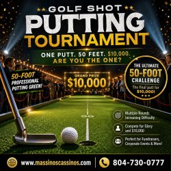 Golf Shot Putting Tournament