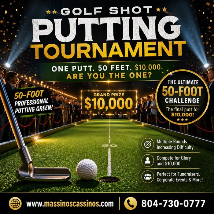 Golf Shot Putting Tournament