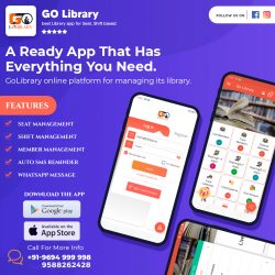 Golibrary – Digital Library Management App with Smart Seat Management