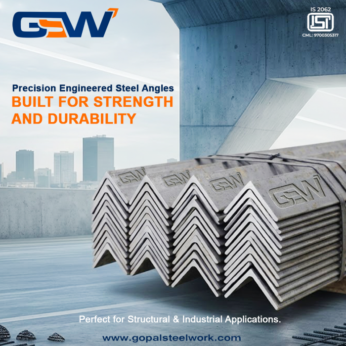 Premium Steel Angles Manufacturer – Strength & Durability You Can Trust