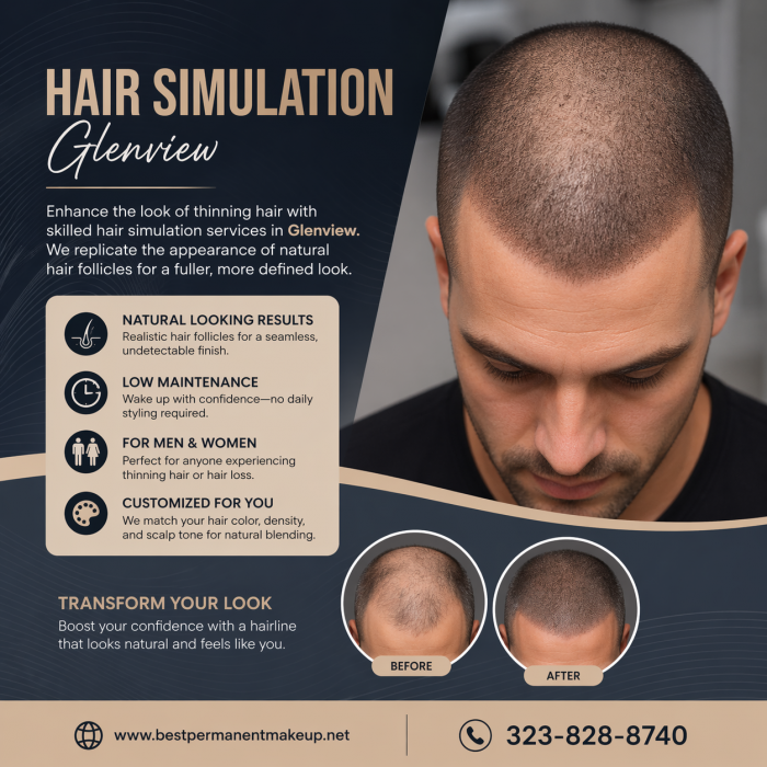 Hair Simulation Glenview