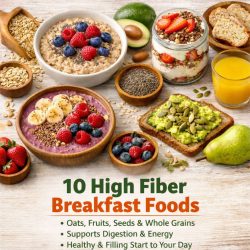 10 High Fiber Breakfast Foods