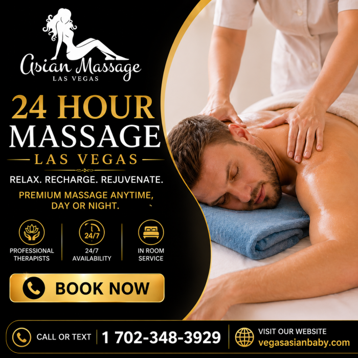 Reliable 24 Hour Massage in Las Vegas by Experts