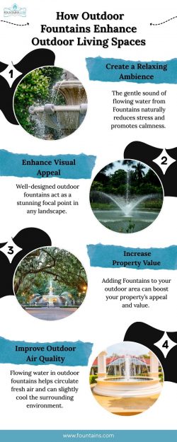 How Outdoor Fountains Enhance Outdoor Living Spaces