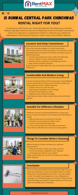 Premium Runwal Central Park Chinchwad Rental Flats
