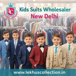 Kids Suits Wholesaler New Delhi by Lekhus Collection