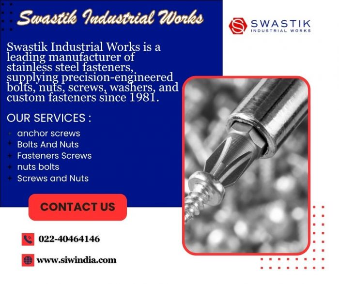 Anchor Screws Manufacturer | Swastik Industrial Works