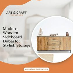 Modern Wooden Sideboard Dubai for Stylish Storage