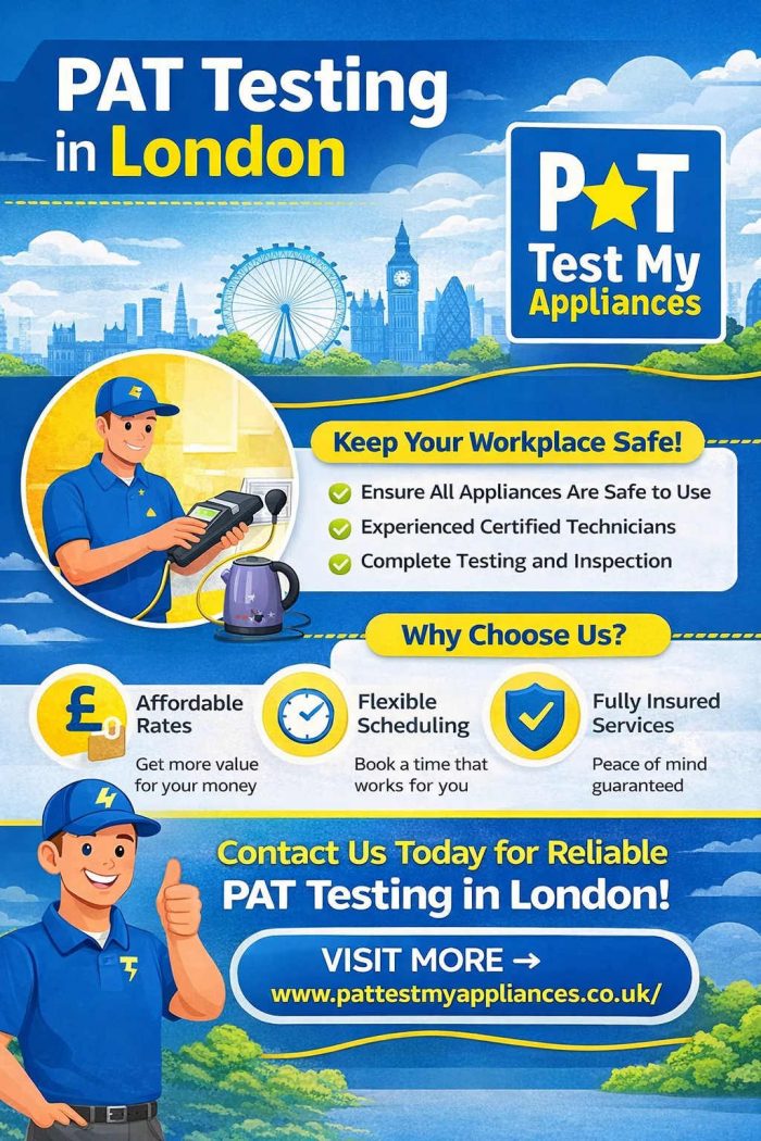 PAT Testing in London for Safe and Compliant Workplaces