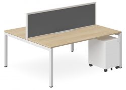 DD Plaza Tek Workstation Double Sided For 2 Person With 500h Screen