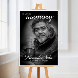 Funeral Memorial Sign