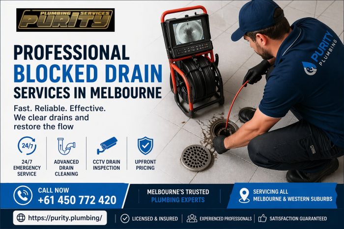 Professional Blocked Drain Services in Melbourne