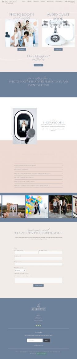 Professional Photo Booth Rental Setup