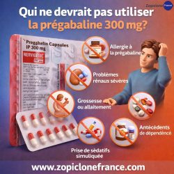 Qui ne devrait pas utiliser la prégabaline 300 mg?