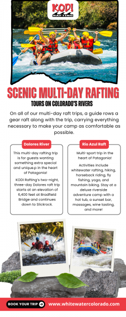 Scenic Multi-Day Rafting Tours on Colorado’s Rivers
