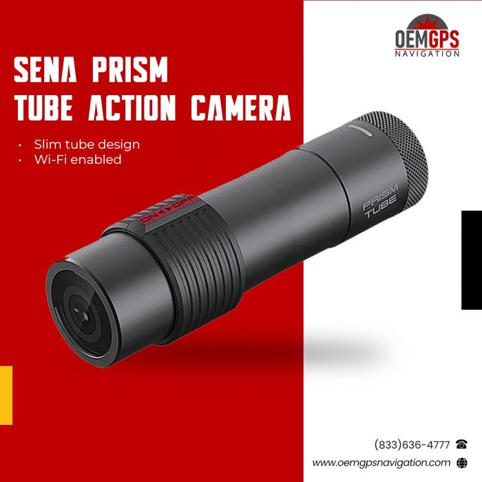 Top Sena Prism Tube Action Camera – Clear Ride Recording