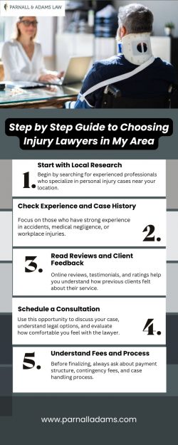 Step by Step Guide to Choosing Injury Lawyers in My Area