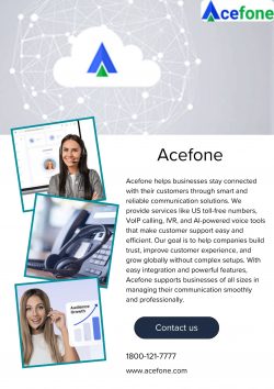 Get US Toll Free Number Instantly | Acefone