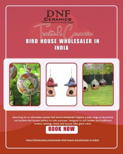 Trusted Ceramic Bird House Wholesaler in India