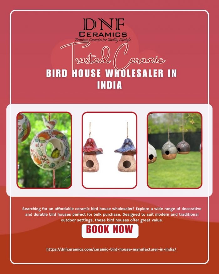 Trusted Ceramic Bird House Wholesaler in India