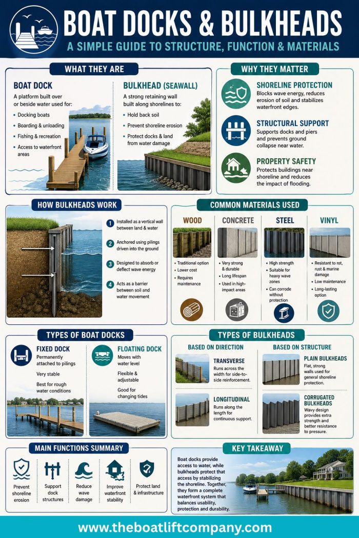 Understanding Boat Docks and Bulkhead Structures in Waterfront Engineering