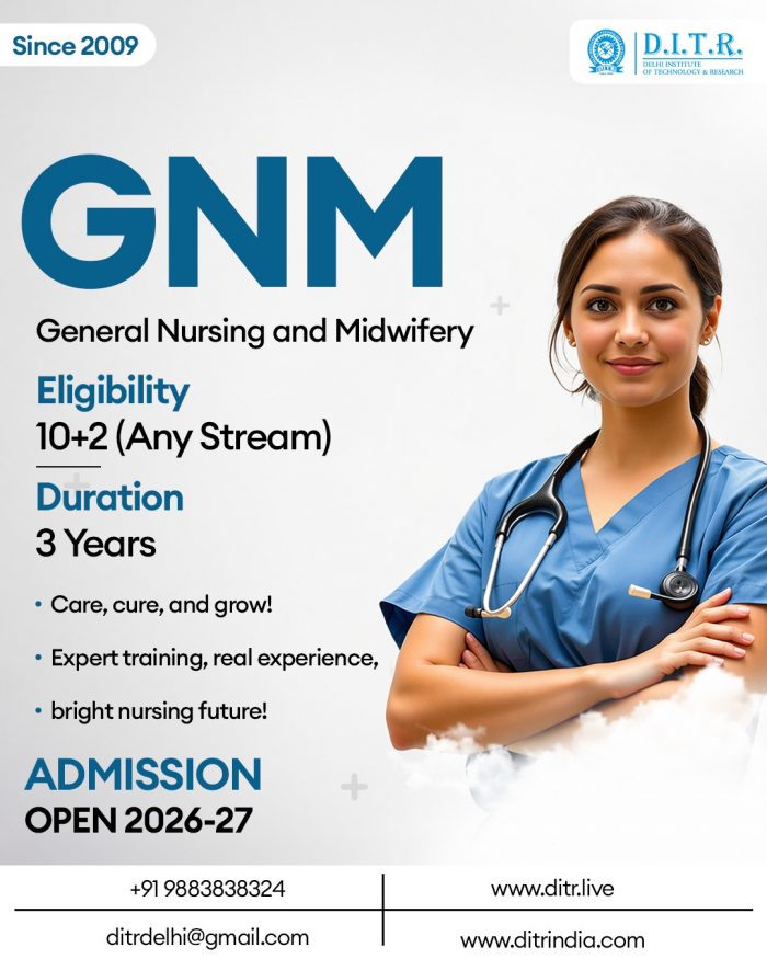 Best GNM Colleges in Delhi | DITR INDIA
