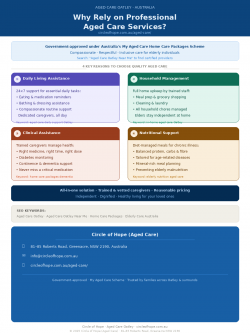 Building Dignity and Connection Through Circle of Hope (Aged Care)
