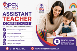 Flexible Assistant Teacher Course Online by UK Open College