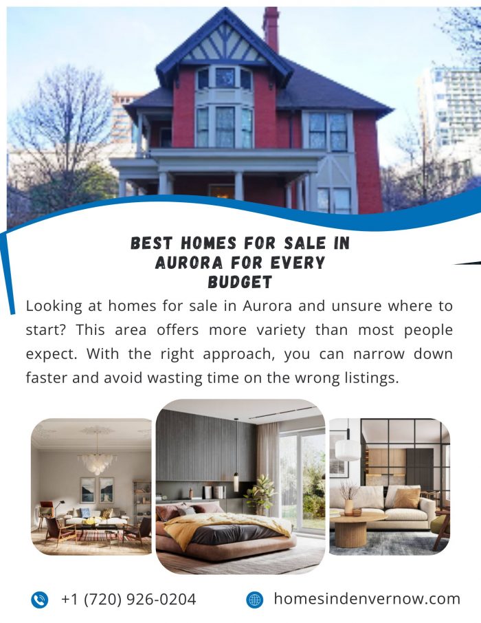 Best Homes for Sale in Aurora for Every Budget
