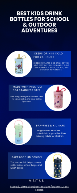 Best Kids Drink Bottles for School & Outdoor Adventures