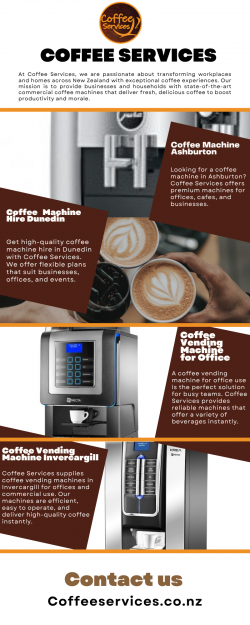 Commercial Coffee Machine NZ – Trusted Coffee Solutions Nationwide