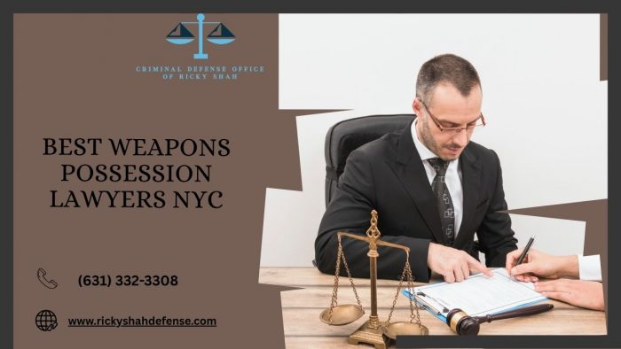 Best Weapons Possession lawyers NYC