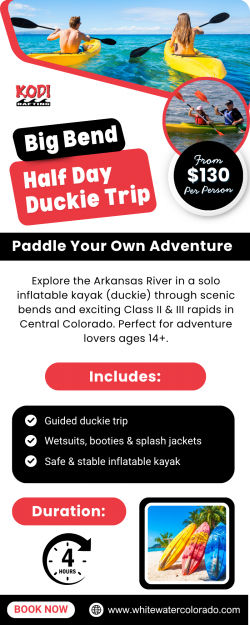 Big Bend Half-Day Duckie Trip